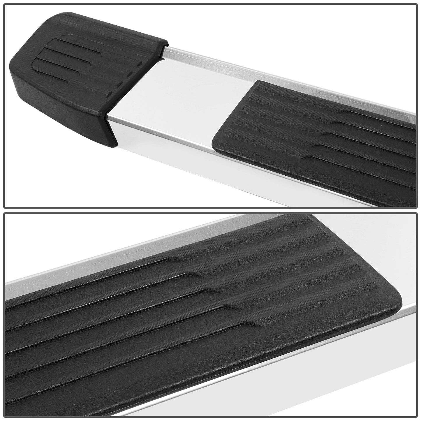 ESTRIBOS 6" - 05-21 TOYOTA TACOMA -DOUBLE CAB - CHROME / BLACK