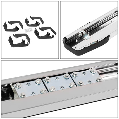 ESTRIBOS 6" - 05-21 TOYOTA TACOMA -DOUBLE CAB - CHROME / BLACK