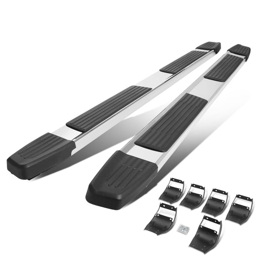 ESTRIBOS 5.25" - 15-20 FORD F-150 / 17-20 FORD F-250, F-350 SUPER DUTY - EXTENDED CAB - CHROME / BLACK