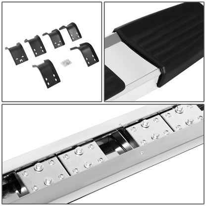 ESTRIBOS 5.25" - 09-18 DODGE RAM 1500 / 10-20 DODGE RAM 2500, 3500 - CREW CAB - CHROME/ BLACK