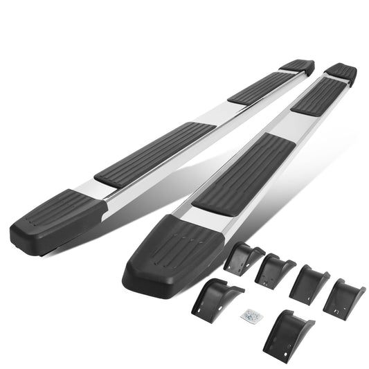 ESTRIBOS 5.25" - 09-18 DODGE RAM 1500 / 10-20 DODGE RAM 2500, 3500 - EXTENDED CAB - CHROME/ BLACK