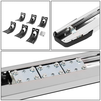 ESTRIBOS 5.25" - 09-18 DODGE RAM 1500 / 11-20 DODGE RAM 2500, 3500 / 2019 DODGE RAM 1500 CLASSIC - CREW CAB - CHROME / BLACK