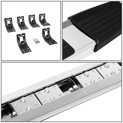 ESTRIBOS 5.25" - 09-18 DODGE RAM 1500 / 10-20 DODGE RAM 2500, 3500 - CREW CAB - CHROME/ BLACK