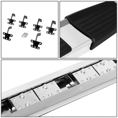 ESTRIBOS 5.25" - 19-20 DODGE RAM 1500 - CREW CAB - CHROME / BLACK