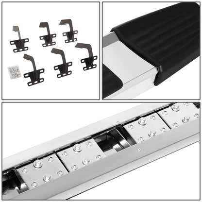 ESTRIBOS 5.25" - 19-20 DODGE RAM 1500 - EXTENDED CAB - CHROME / BLACK