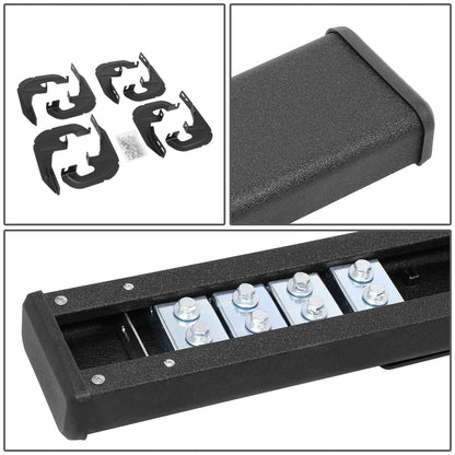 ESTRIBOS 5" - 19-20 CHEVY SILVERADO 1500, GMC SIERRA 1500 / 2020 CHEVY SILVERADO 2500HD, 3500HD, GMC SIERRA 2500HD, 3500HD - CREW CAB - BLACK