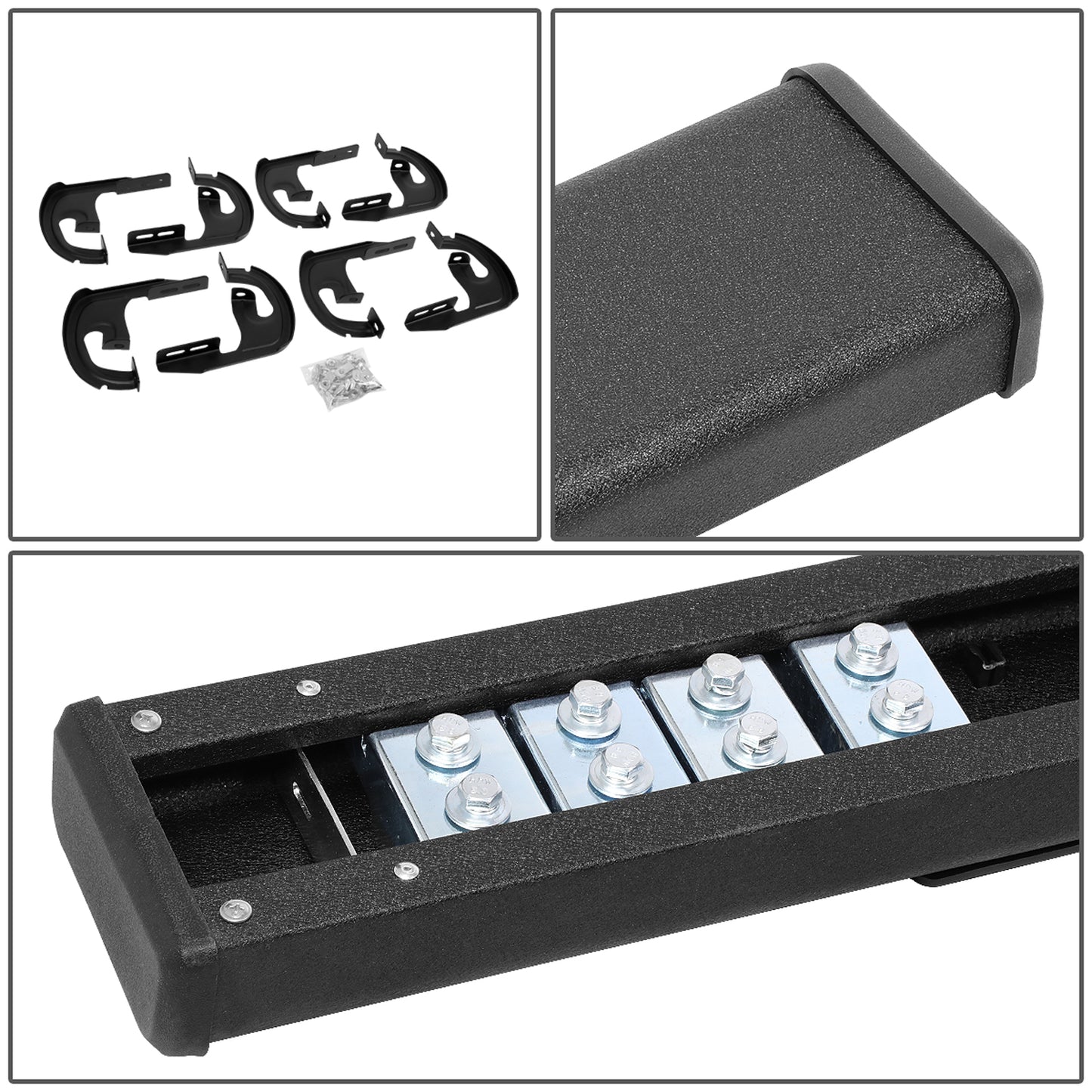 ESTRIBOS 5" - 04-14 FORD F-150 - CREW CAB - BLACK