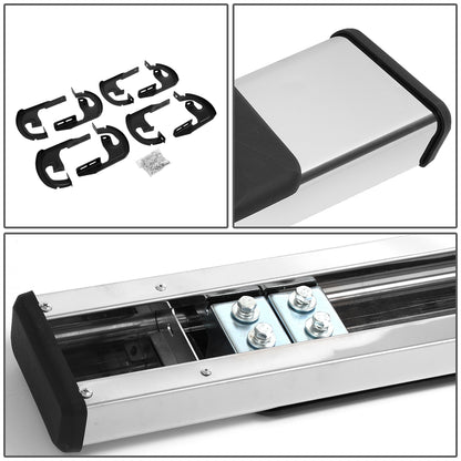 ESTRIBOS 5" - 04-14 FORD F-150 - CREW CAB - CHROME / BLACK