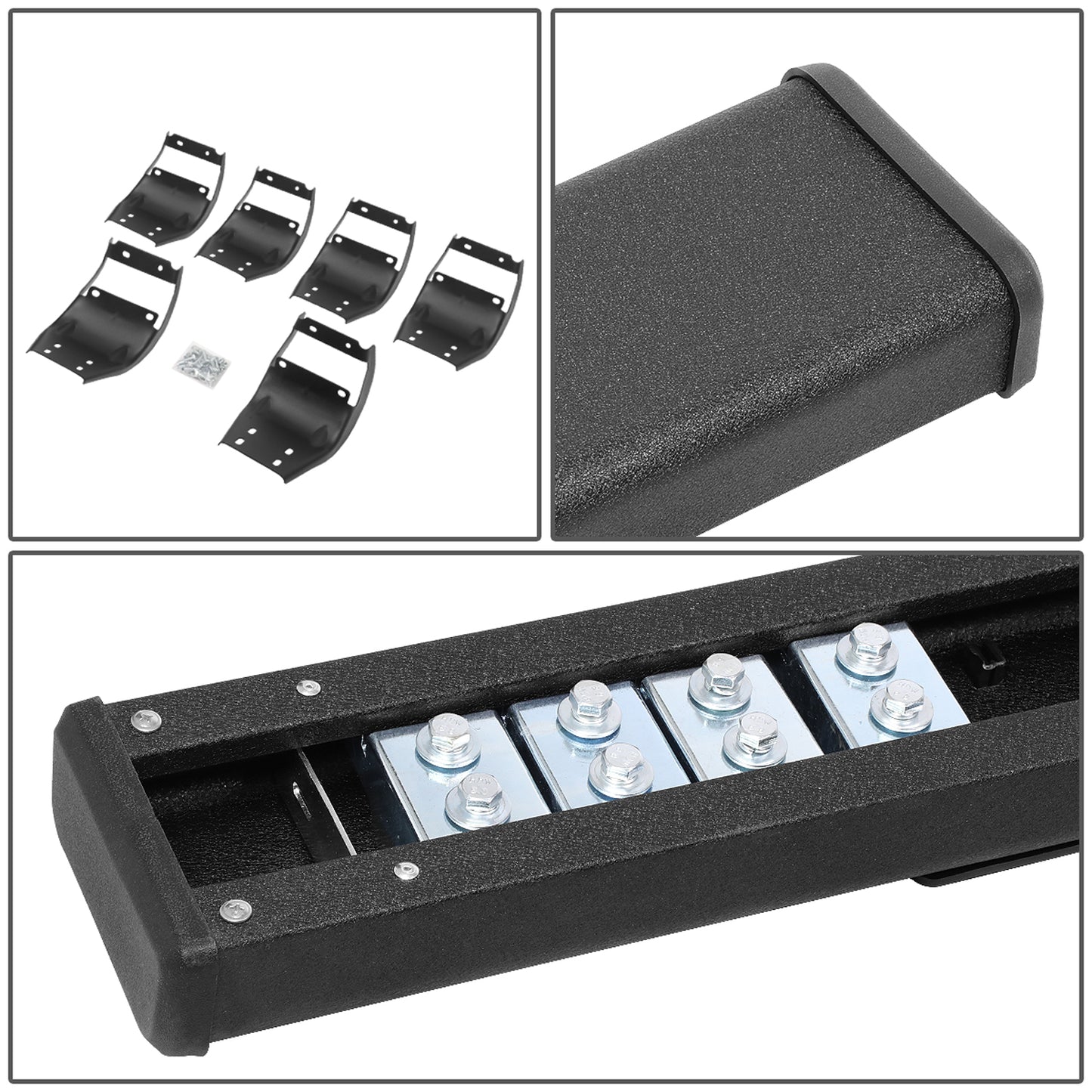 ESTRIBOS 5" - 15-20 FORD F-150 / 17-20 FORD F-250, F-350 - EXTENDED CAB - BLACK