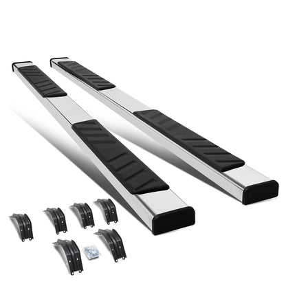 ESTRIBOS 5" - 99-16 FORD F-250, F-350, F-450 - EXTENDED CAB - CHROME / BLACK