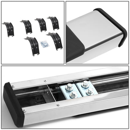 ESTRIBOS 5" - 99-16 FORD F-250, F-350, F-450 - EXTENDED CAB - CHROME / BLACK