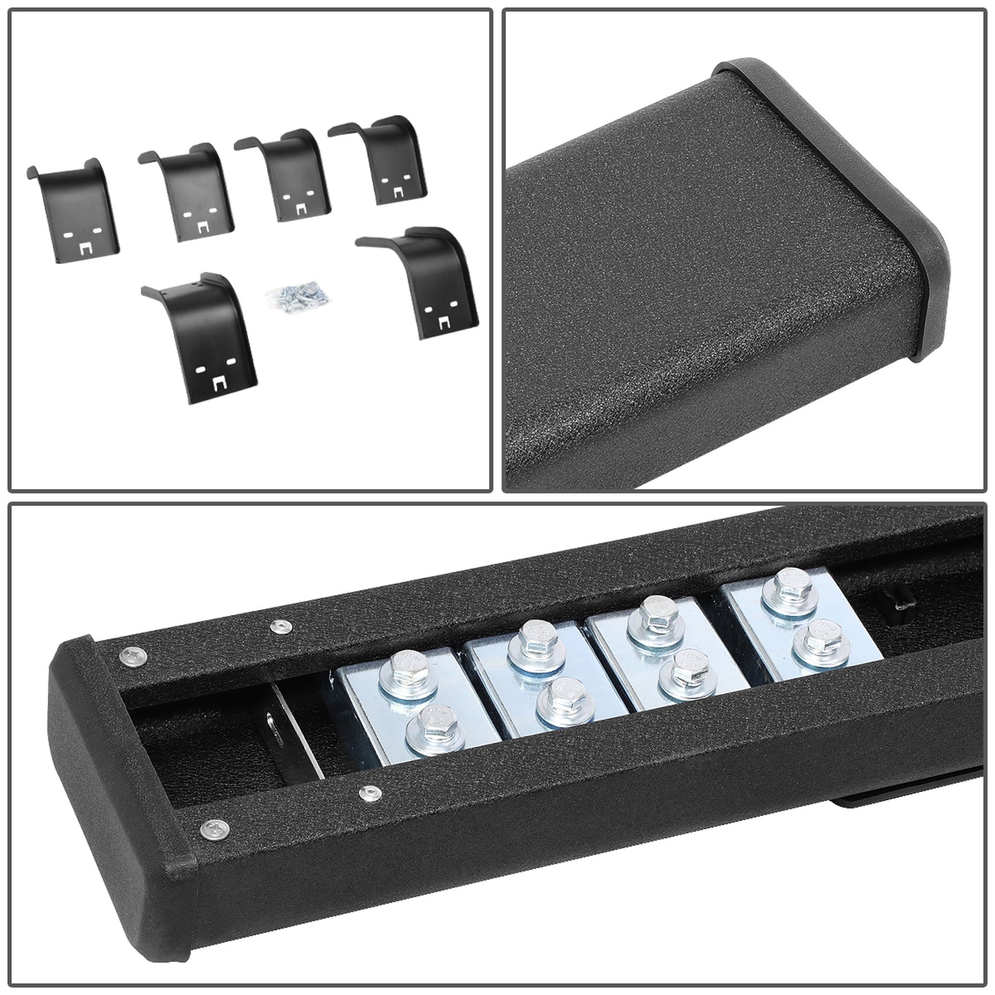 ESTRIBOS 5" - 09-18 DODGE RAM 1500 / 10-20 DODGE RAM 2500, 3500 - EXTENDED CAB - BLACK