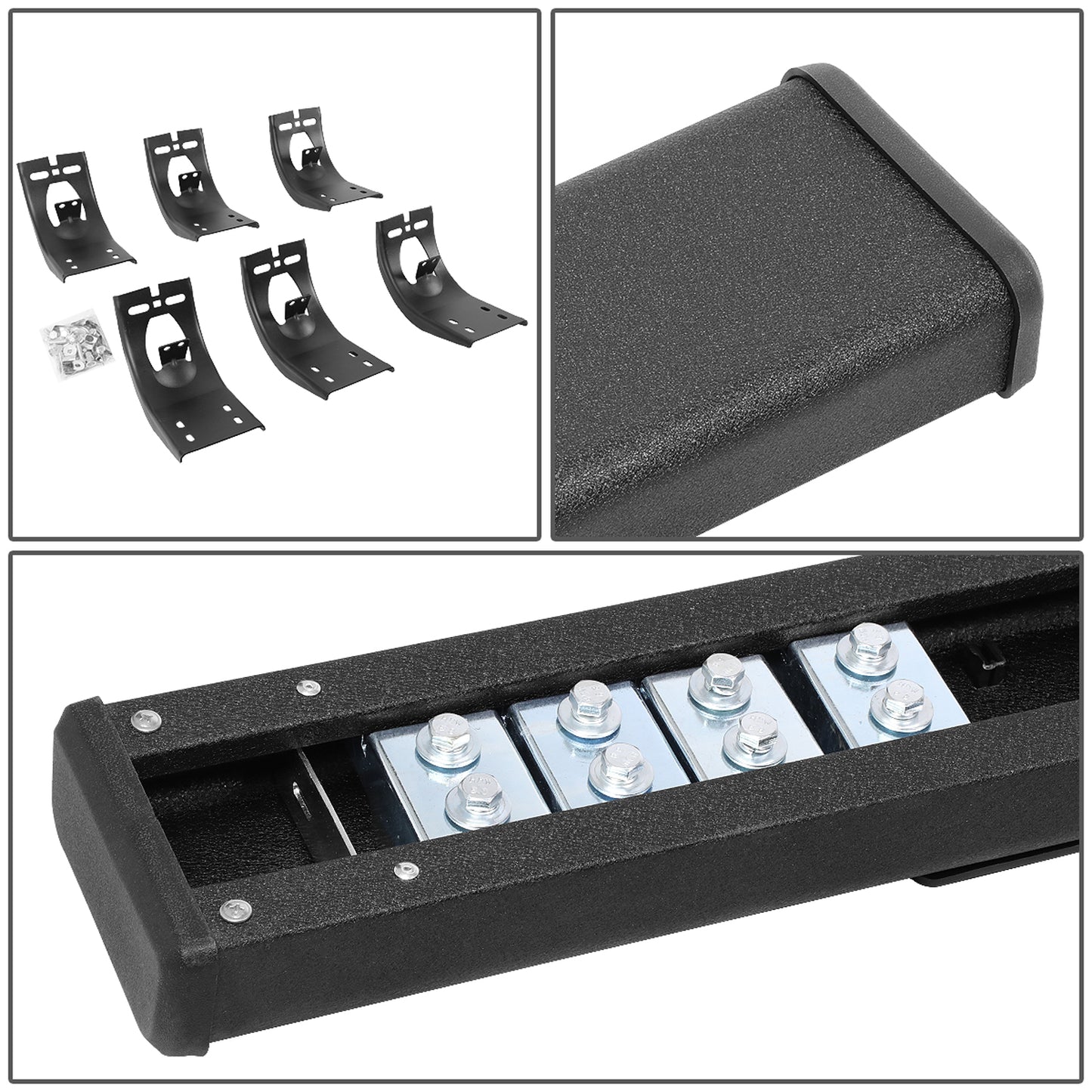 ESTRIBOS 5" - 09-18 DODGE RAM 1500 / 11-20 DODGE RAM 2500, 3500 / 2019 DODGE RAM 1500 CLASSIC - CREW CAB - BLACK