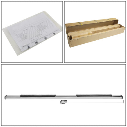 ESTRIBOS 5" - 09-18 DODGE RAM 1500 / 11-20 DODGE RAM 2500, 3500 / 2019 DODGE RAM 1500 CLASSIC - CREW CAB - CHROME / BLACK