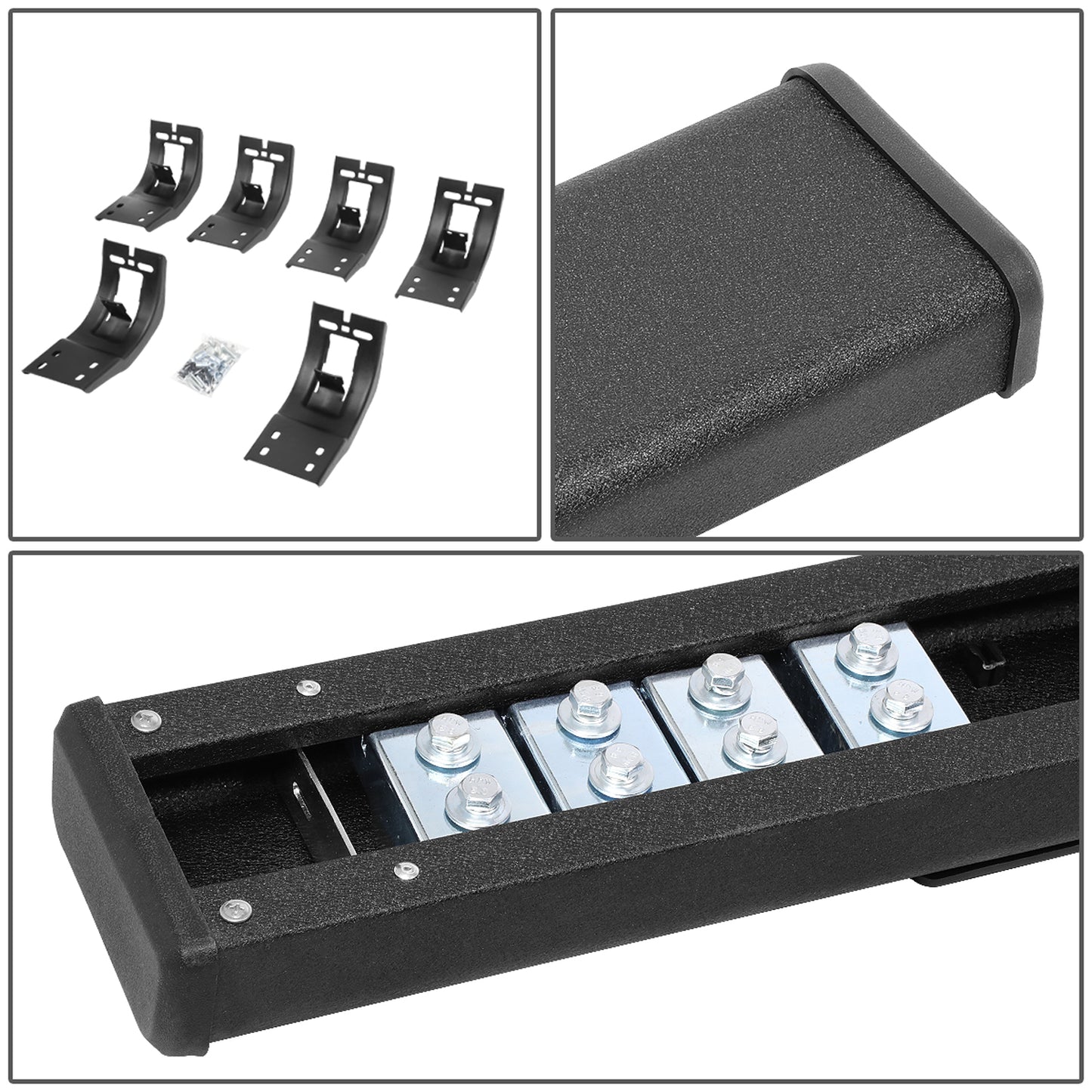 ESTRIBOS 5" - 09-18 DODGE RAM 1500 / 10-20 DODGE RAM 2500, 3500 - CREW CAB - BLACK