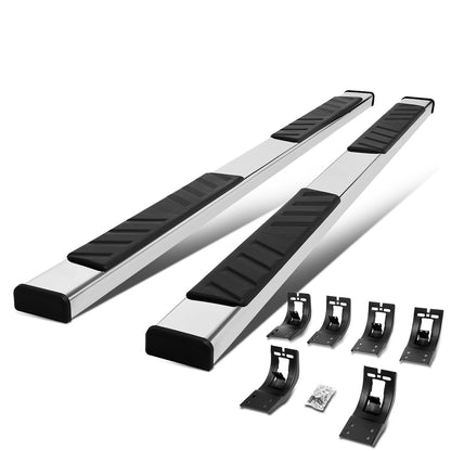 ESTRIBOS 5" - 09-18 DODGE RAM 1500 / 10-20 DODGE RAM 2500, 3500 - CREW CAB - CHROME / BLACK