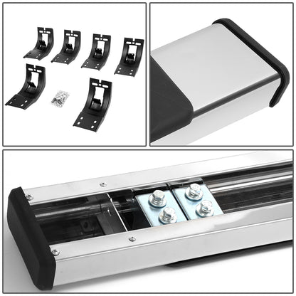 ESTRIBOS 5" - 09-18 DODGE RAM 1500 / 10-20 DODGE RAM 2500, 3500 - CREW CAB - CHROME / BLACK