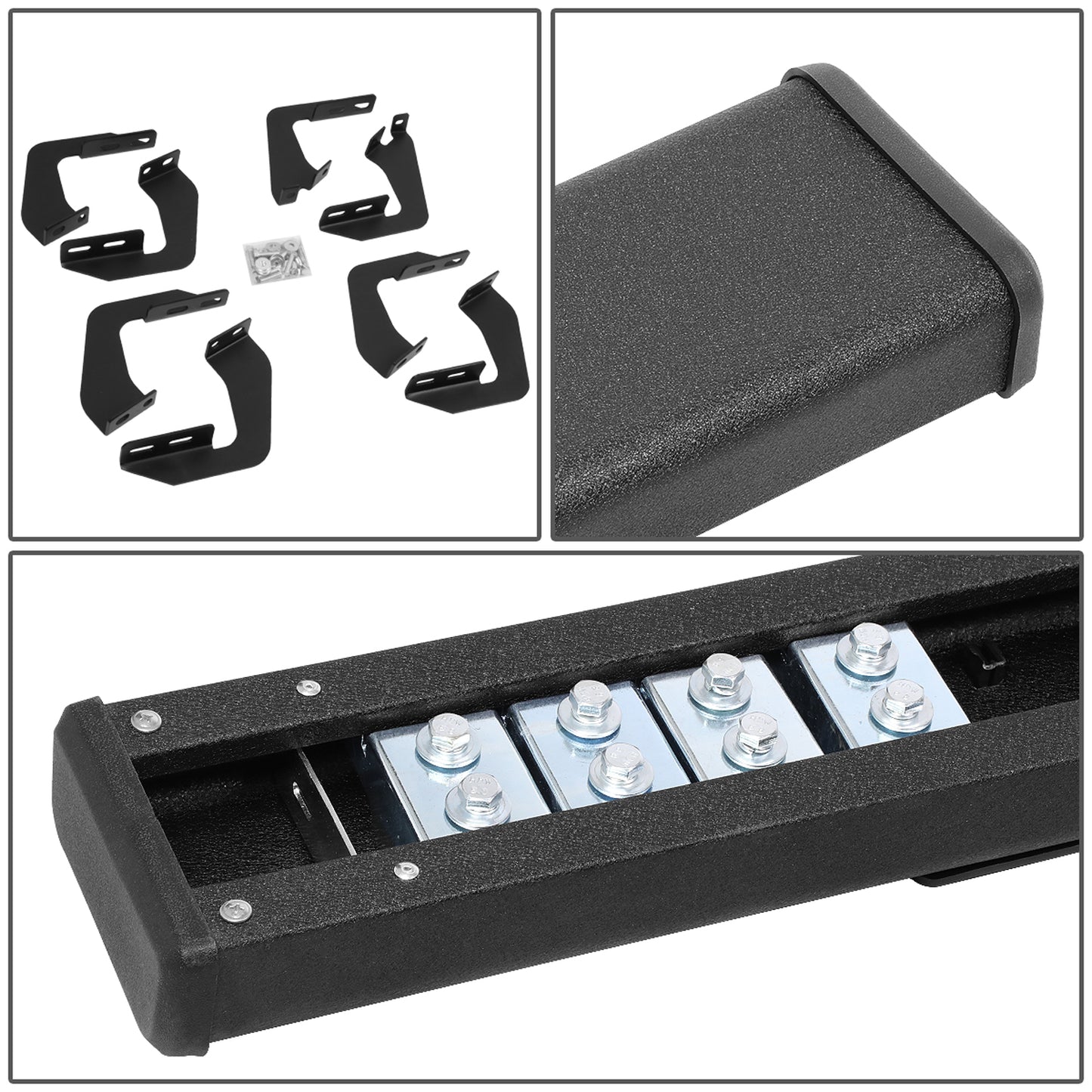 ESTRIBOS 5" - 07-21 TOYOTA TUNDRA - CREWMAX - BLACK