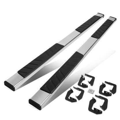 ESTRIBOS 5" - 07-21 TOYOTA TUNDRA - CREWMAX - CHROME / BLACK