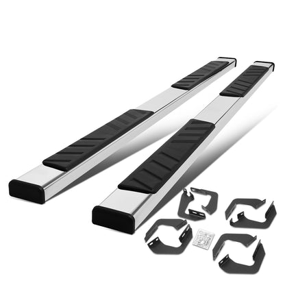 ESTRIBOS 5" - 07-21 TOYOTA TUNDRA - DOUBLE CAB - CHROME / BLACK