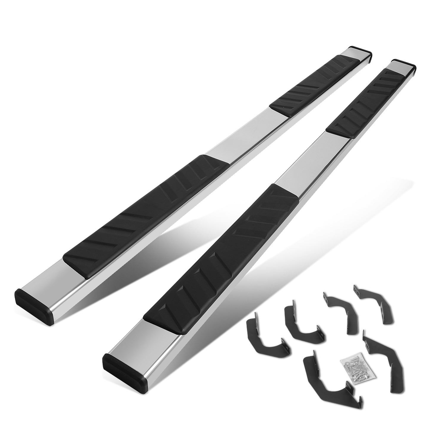 ESTRIBOS 5" - 05-21 TOYOTA TACOMA - CREW CAB - CHROME / BLACK