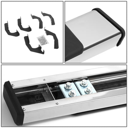 ESTRIBOS 5" - 05-21 TOYOTA TACOMA - CREW CAB - CHROME / BLACK