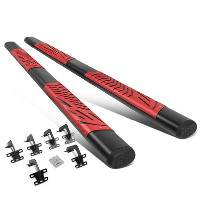 ESTRIBOS 5" - 19-20 DODGE RAM 1500 - CREW CAB - BLACK / RED