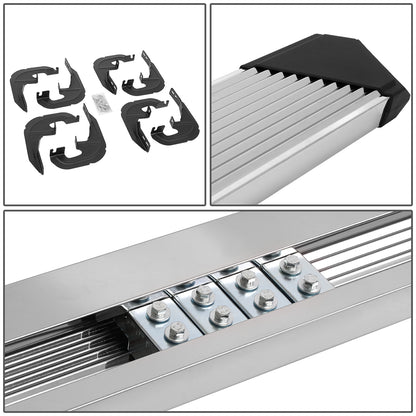 ESTRIBOS 6" - 2019 CHEVY SILVERADO 1500 - CREW CAB - CHROME / BLACK