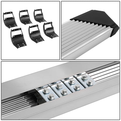 ESTRIBOS 6" - 15-20 FORD F-150 / 17-20 FORD F-250, F-350 - CREW CAB - CHROME / BLACK