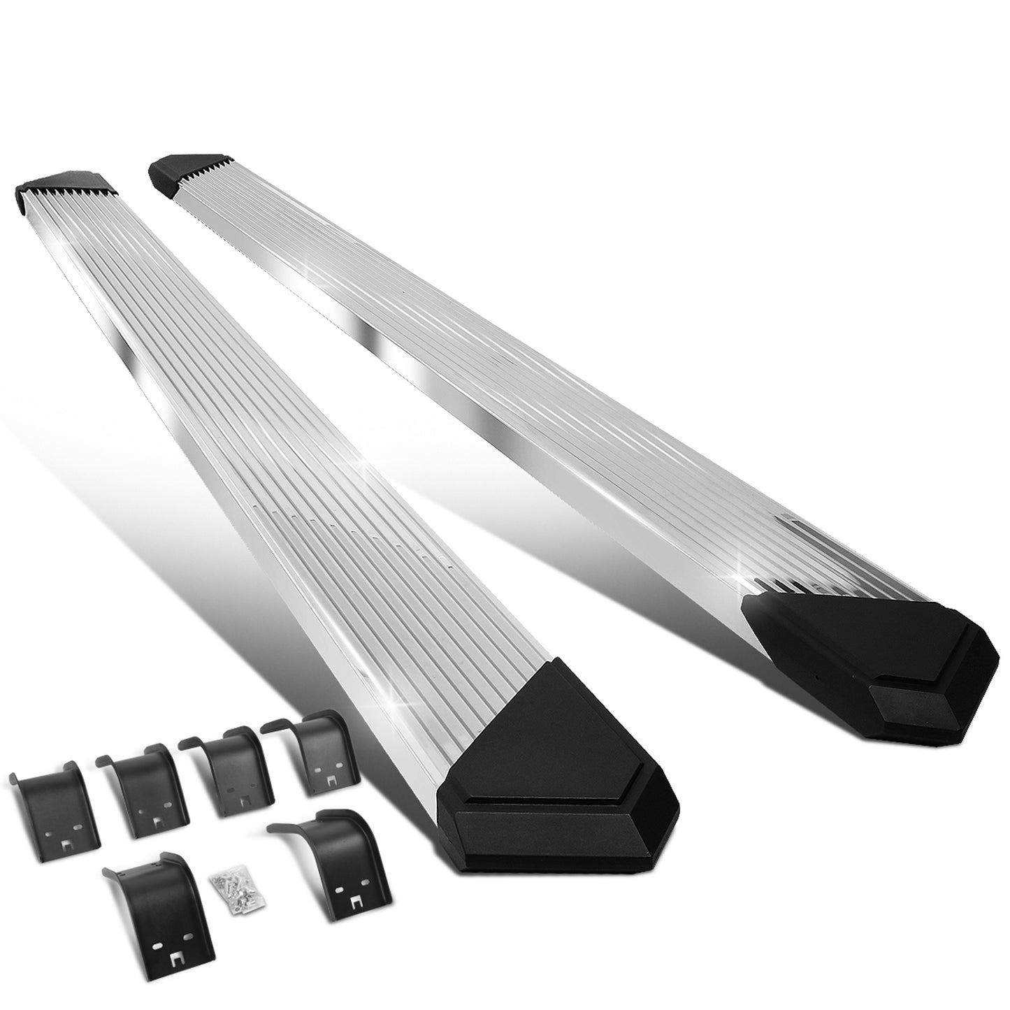 ESTRIBOS 6" - 09-18 DODGE RAM 1500 / 11-20 DODGE RAM 2500, 3500 / 2019 DODGE RAM 1500 CLASSIC - CREW CAB - CHROME / BLACK