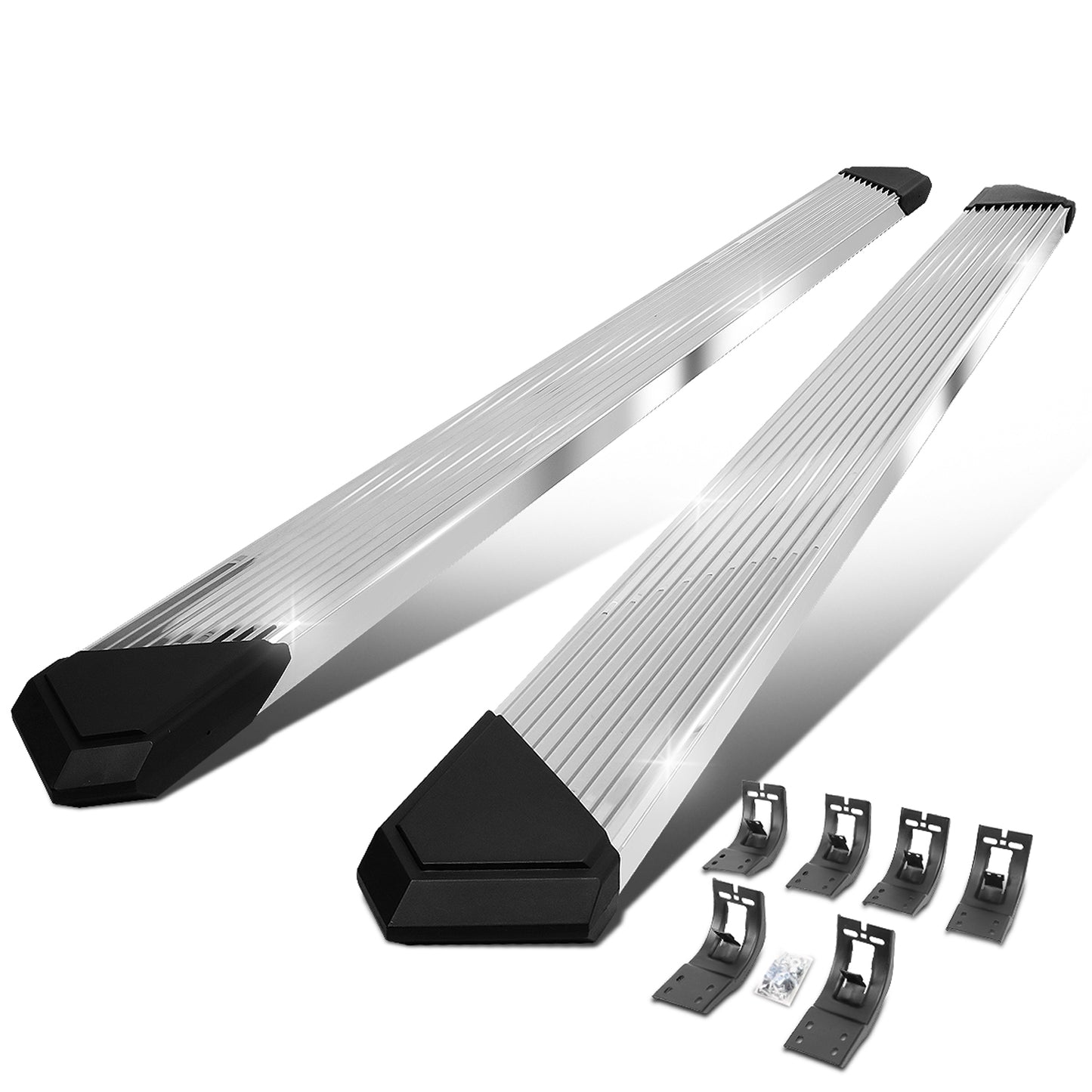 ESTRIBOS 6" - 09-18 DODGE RAM 1500 / 11-20 DODGE RAM 2500, 3500 / 2019 DODGE RAM 1500 CLASSIC - CREW CAB - CHROME / BLACK