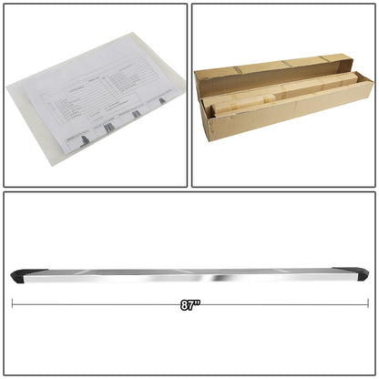 ESTRIBOS 6" - 09-18 DODGE RAM 1500 / 11-20 DODGE RAM 2500, 3500 / 2019 DODGE RAM 1500 CLASSIC - CREW CAB - CHROME / BLACK