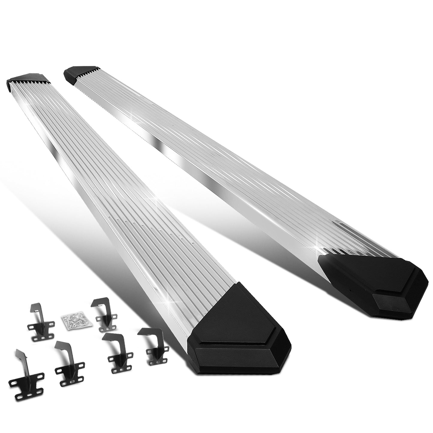 ESTRIBOS 6"- 19-20 DODGE RAM 1500 - CREW CAB - CHROME / BLACK