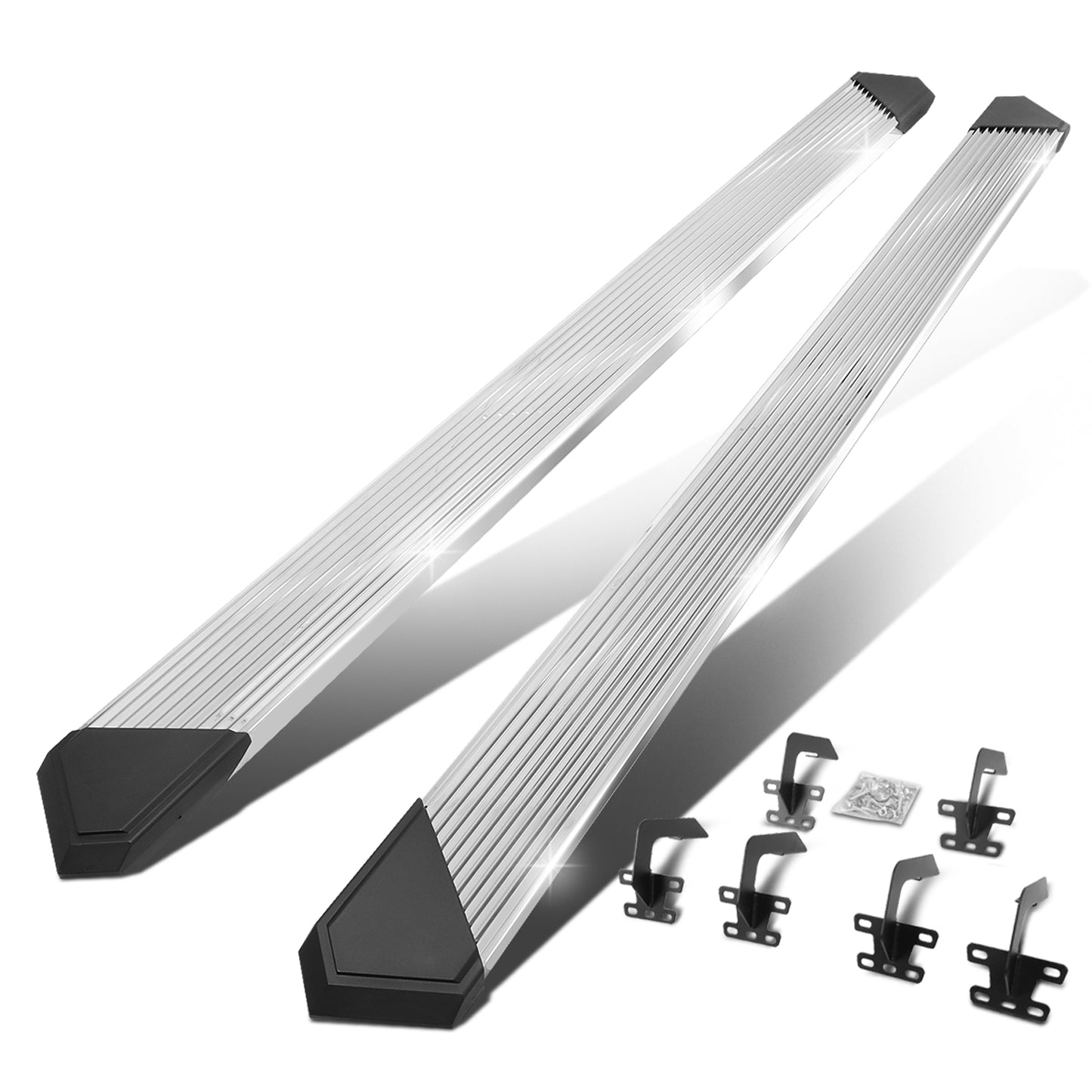 ESTRIBOS 6"- 19-20 DODGE RAM 1500 - CREW CAB - CHROME / BLACK