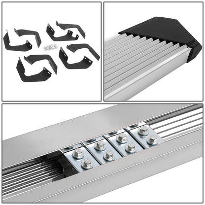 ESTRIBOS 6" - 07-21 TOYOTA TUNDRA - CREWMAX - CHROME / BLACK