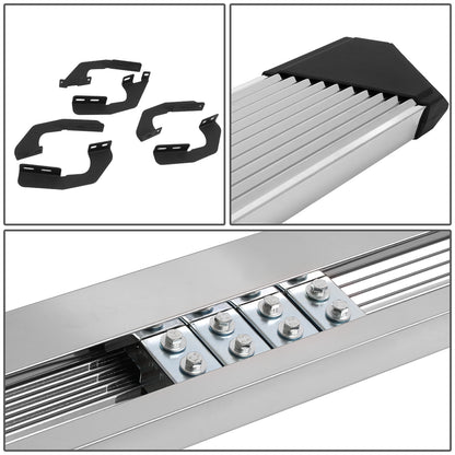 ESTRIBOS 6" - 05-21 TOYOTA TACOMA - DOUBLE CAB - CHROME / BLACK