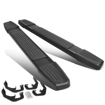 ESTRIBOS 6" - ALUMINUM - 07-18 CHEVY SILVERADO 1500, GMC SIERRA 1500 / 07-19 CHEVY SILVERADO 2500HD, SILVERADO 3500HD, GMC SIERRA 2500HD, SIERRA 3500HD - REGULAR CAB - BLACK