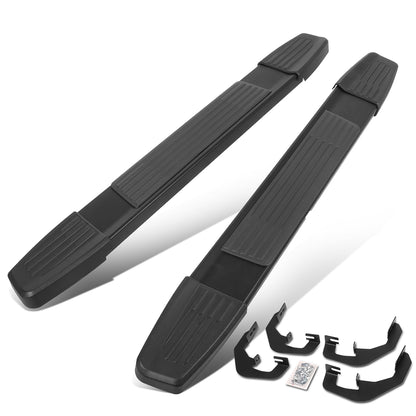 ESTRIBOS 6" - ALUMINUM - 07-18 CHEVY SILVERADO 1500, GMC SIERRA 1500 / 07-19 CHEVY SILVERADO 2500HD, SILVERADO 3500HD, GMC SIERRA 2500HD, SIERRA 3500HD - REGULAR CAB - BLACK