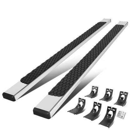 ESTRIBOS 5" - HONEYCOMB STEP PAD - 09-18 DODGE RAM 1500 / 11-20 DODGE RAM 2500, 3500 / 2019 DODGE RAM 1500 CLASSIC - CREW CAB - CHROME / BLACK