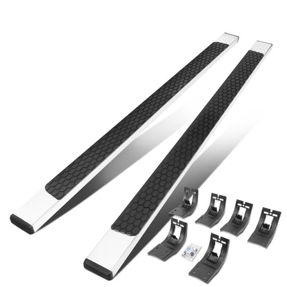 ESTRIBOS 5" - HONEYCOMB STEP PAD - 09-18 DODGE RAM 1500 / 11-20 DODGE RAM 2500, 3500 / 2019 DODGE RAM 1500 CLASSIC - EXTENDED CAB - CHROME / BLACK