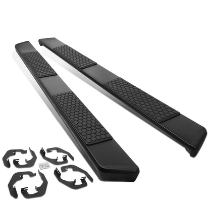 ESTRIBOS 5.5" - HONEYCOMB STEP PAD - 07-18 CHEVY SILVERADO 1500, GMC SIERRA 1500 / 07-19 CHEVY SILVERADO 2500HD, SILVERADO 3500HD, GMC SIERRA 2500HD, SIERRA 3500HD - DOES NOT FIT DIESEL MODELS EQUIPPED WITH DEF TANK - CREW CAB - BLACK