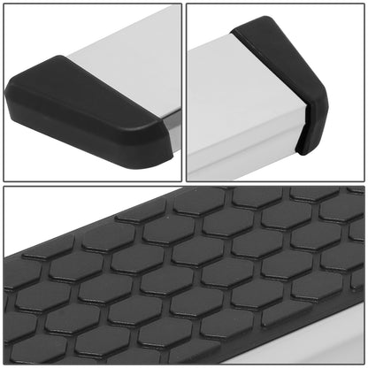 ESTRIBOS 5.5" - HONEYCOMB STEP PAD - 04-14 FORD F-150 - EXTENDED CAB - CHROME / BLACK