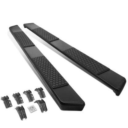 ESTRIBOS 5.5" - HONEYCOMB STEP PAD - 99-16 FORD F-250, F-350, F-40, F-550 SUPER DUTY - EXTENDED CAB - BLACK