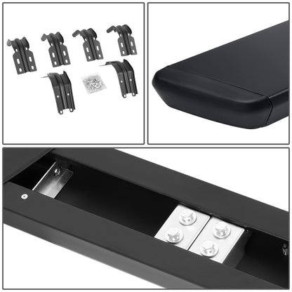 ESTRIBOS 5.5" - HONEYCOMB STEP PAD - 99-16 FORD F-250, F-350, F-40, F-550 SUPER DUTY - EXTENDED CAB - BLACK