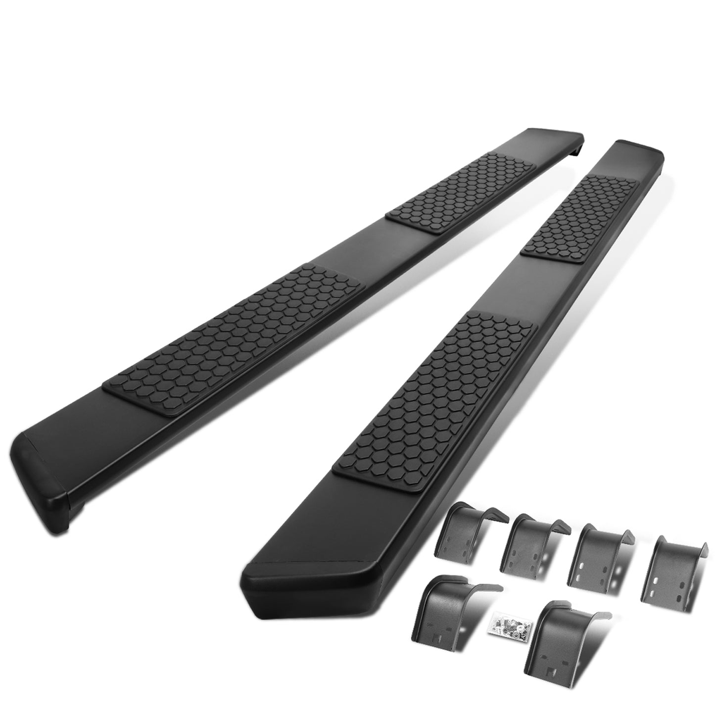 ESTRIBOS 5.5" - HONEYCOMB STEP PAD - 09-15 DODGE RAM 1500 / 11-15 DODGE RAM 2500, 3500 - CREW CAB - BLACK