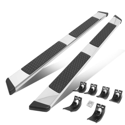 ESTRIBOS 5.5" - HONEYCOMB STEP PAD - 09-18 DODGE RAM 1500 / 10-20 DODGE RAM 2500, 3500 / 2019 DODGE RAM 1500 CLASSIC - EXTENDED CAB - CHROME / BLACK
