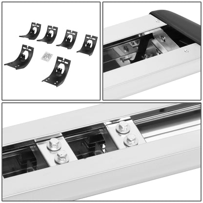 ESTRIBOS 5.5" - HONEYCOMB STEP PAD - 09-18 DODGE RAM 1500 / 10-20 DODGE RAM 2500, 3500 / 2019 DODGE RAM 1500 CLASSIC - EXTENDED CAB - CHROME / BLACK