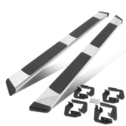 ESTRIBOS 5.5" - HONEYCOMB STEP PAD - 07-21 TOYOTA TUNDRA - EXTENDED CREW CAB - CHROME / BLACK