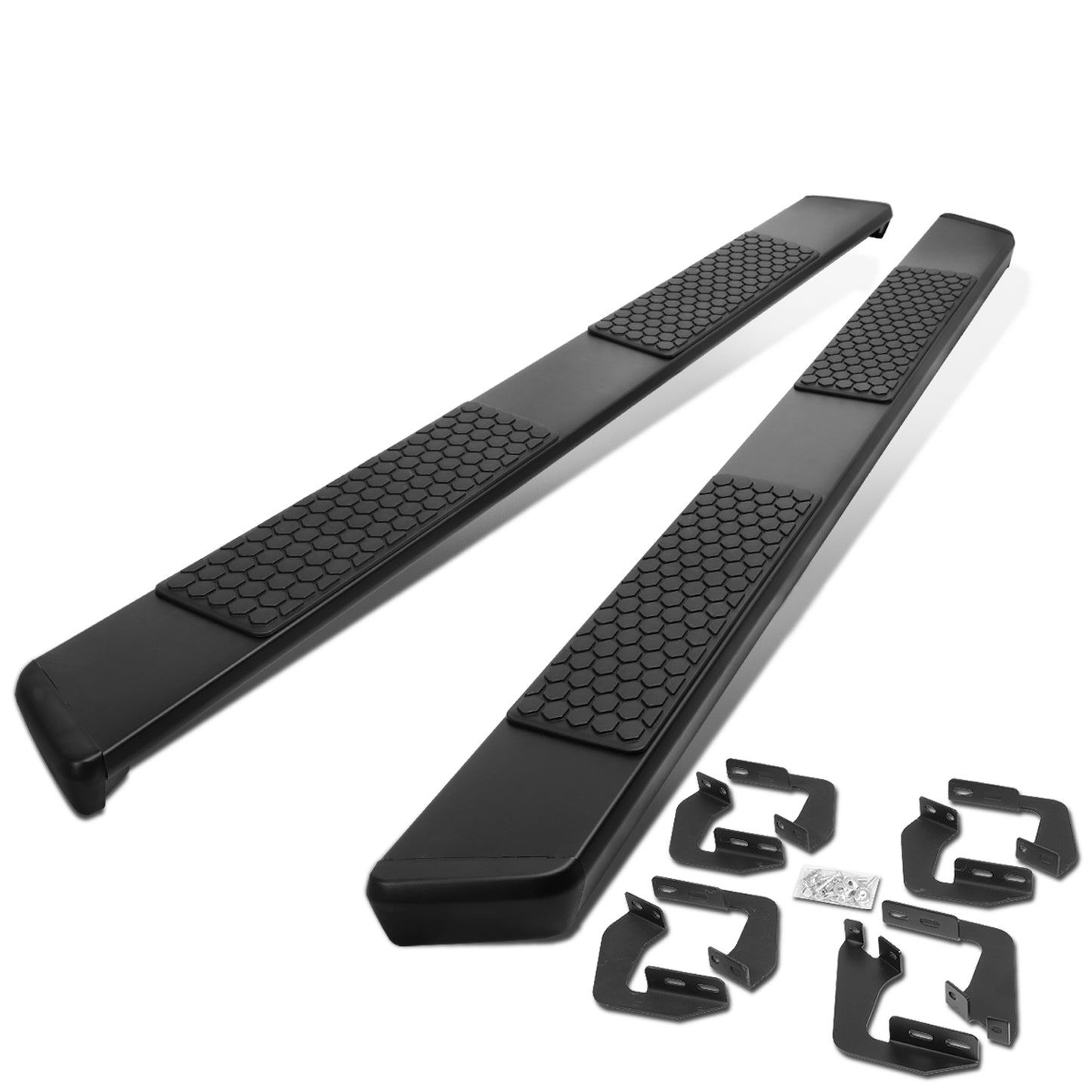 ESTRIBOS 5.5" - HONEYCOMB STEP PAD - 07-21 TOYOTA TUNDRA - CREWMAX - BLACK