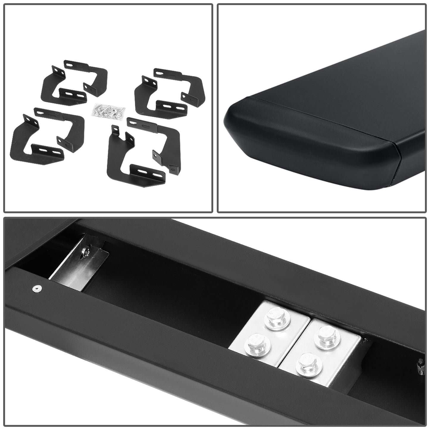 ESTRIBOS 5.5" - HONEYCOMB STEP PAD - 07-21 TOYOTA TUNDRA - CREWMAX - BLACK